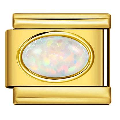 Zirconia Italian Charm Links 120