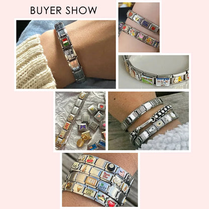 Cross Italian Charm Link 530