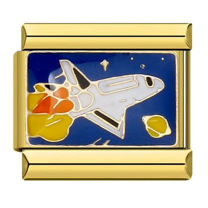Gold Color Italian Charm Link 168