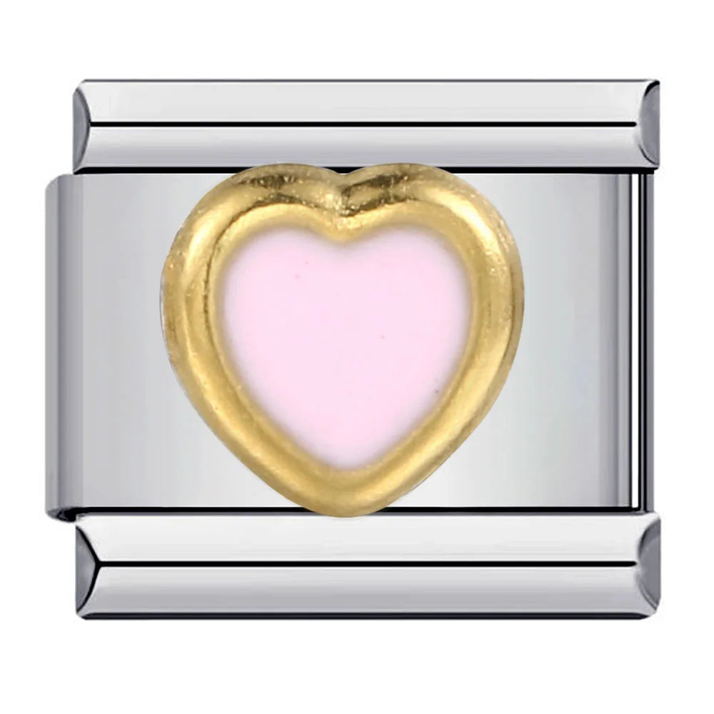 Heart Italian Charm Links 159