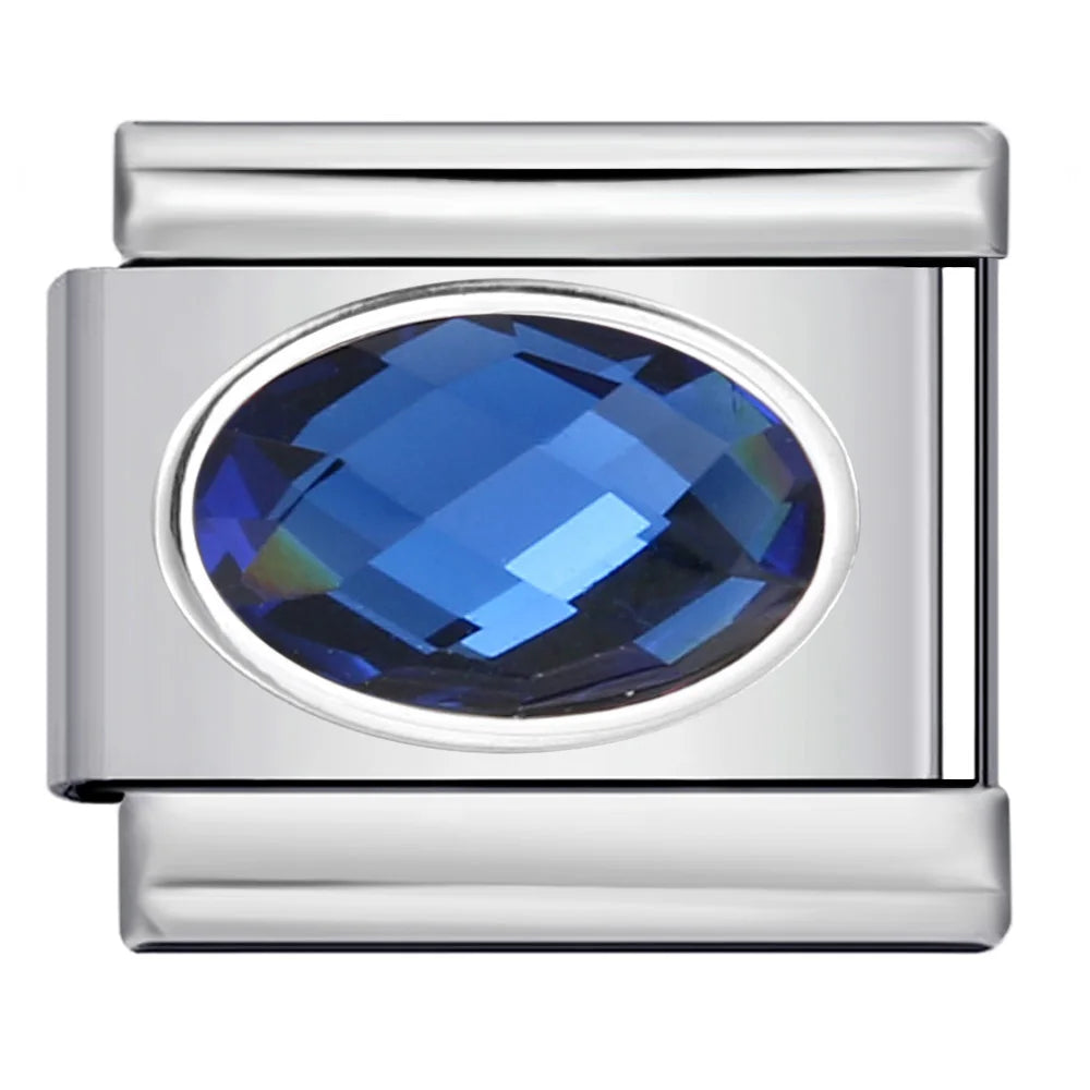 Zirconia Italian Charm Links 120