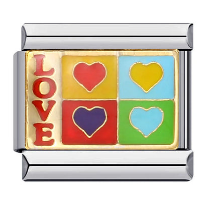 Poker Italian Charm Links 087
