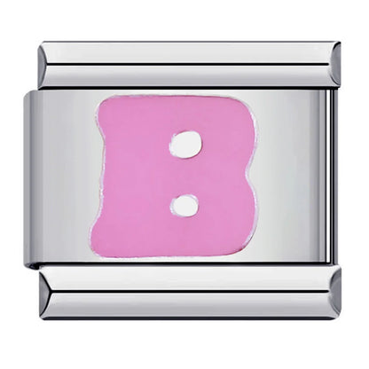 Pink Color 26 English Letters 018