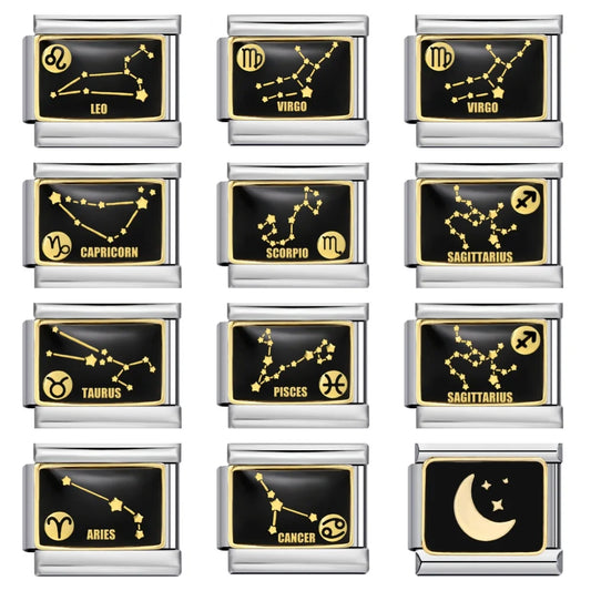 12 Constellation Italian Charm 362
