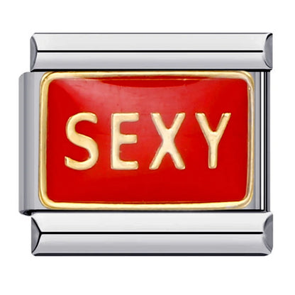 Words Italian Charm Link 346