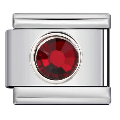 Red Italian Charm Links 394