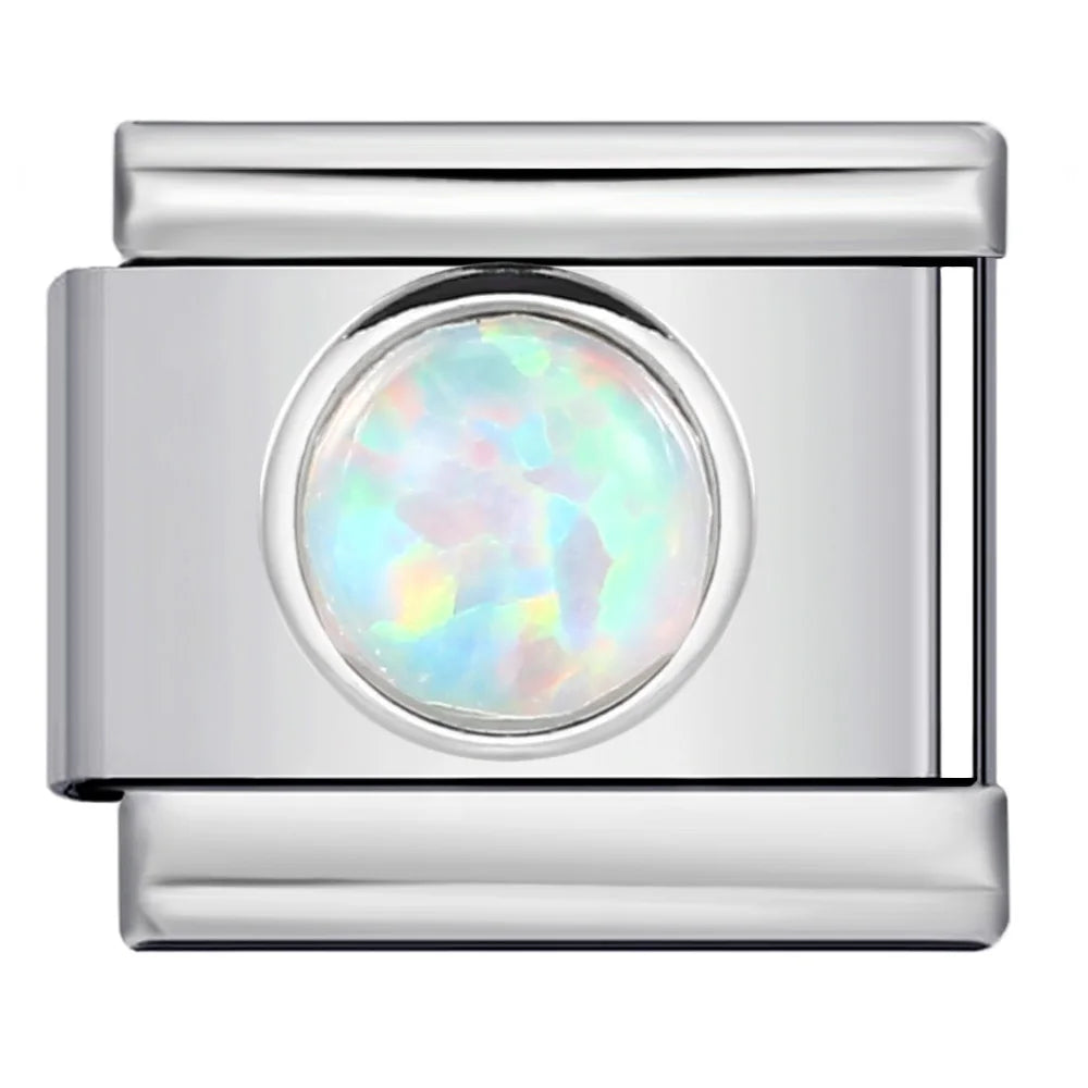 Round Italian Charm Link 297