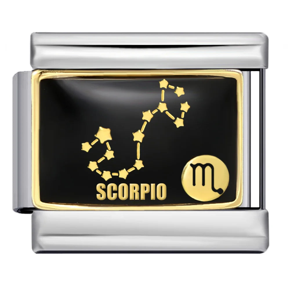 12 Constellation Italian Charm 255