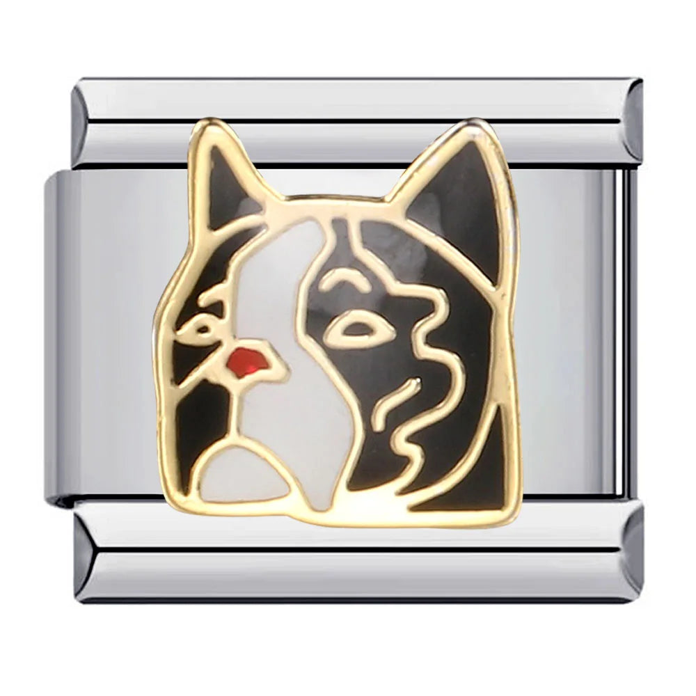 Dogs Italian Charm Link 194