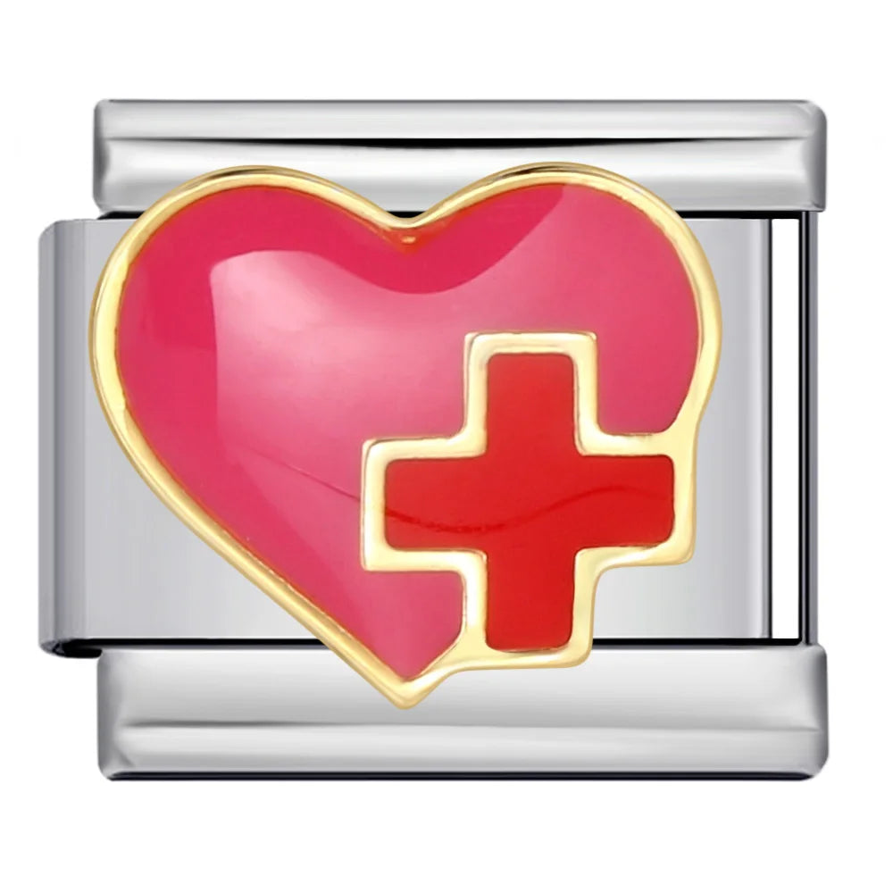 Heart Italian Charm Link 294