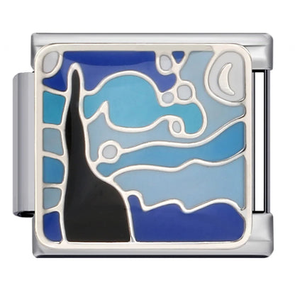 Ocean Italian Charm Link 322