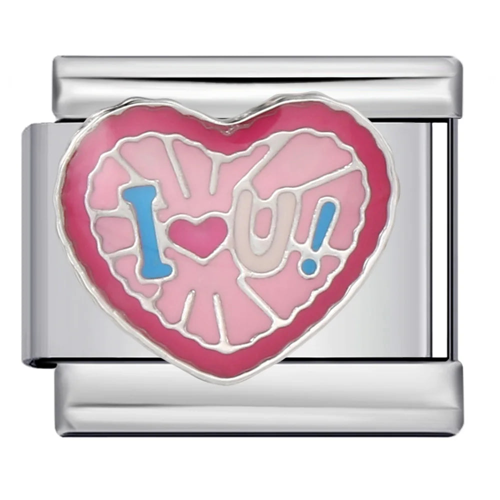 Heart Italian Charm Link 294