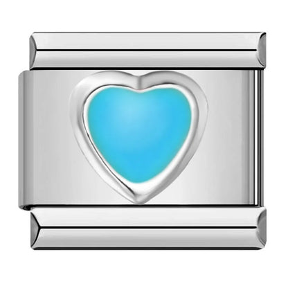 Blue Number 0-9 Italian Charm 306