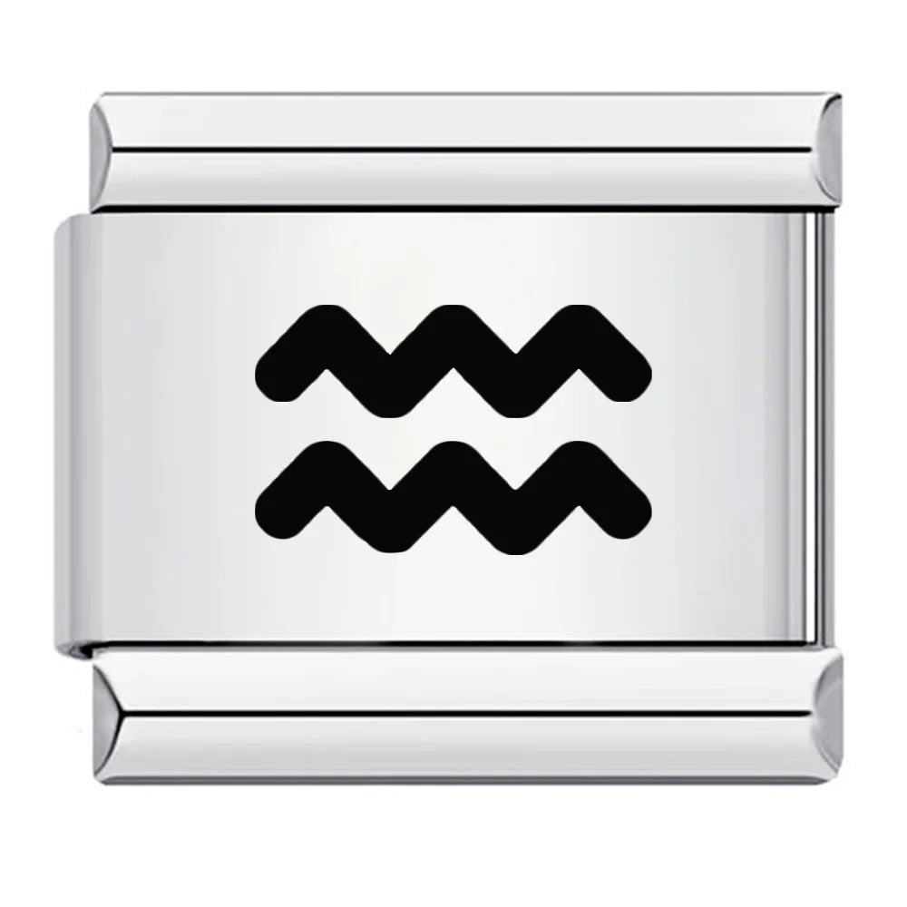 Laser Italian Charms Links 369