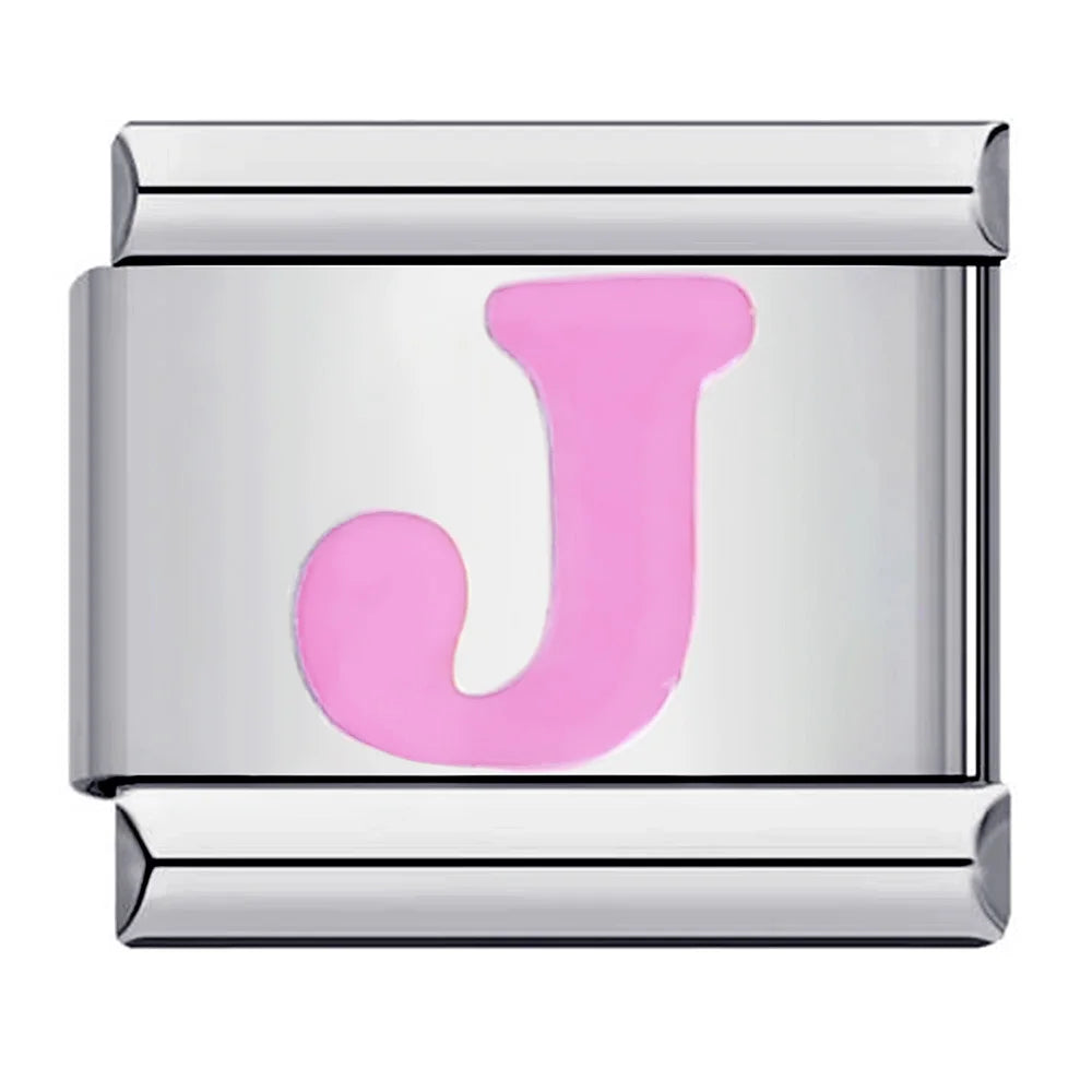 Pink Color 26 English Letters 018