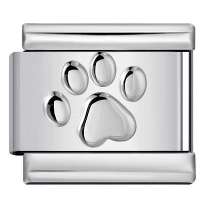 Paw Print Italian Charm 316