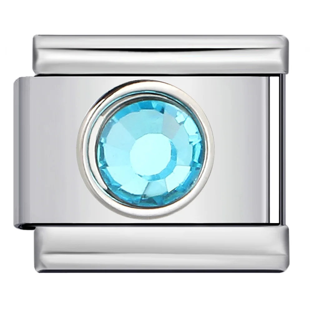 Blue Italian Charm Link 320