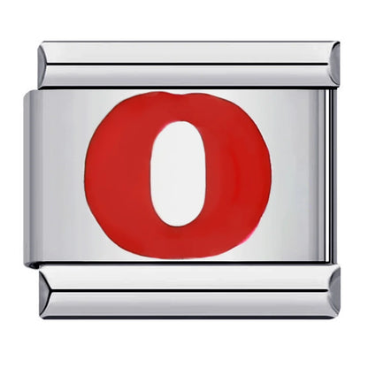 Red Color 26 English Letters 016