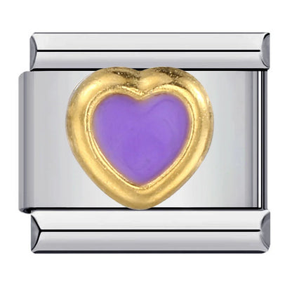 Purple Italian Charm Link 170