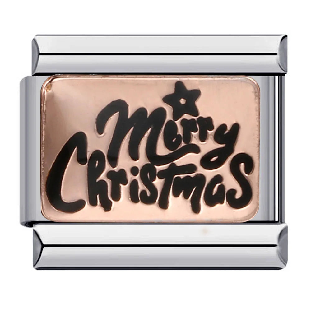Christmas Italian Charm Link 187