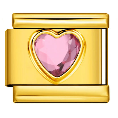 Heart Italian Charm Link 473