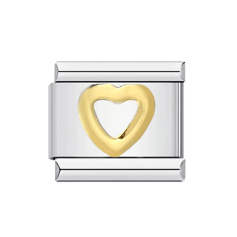 Gold Color 26 English Letters 064