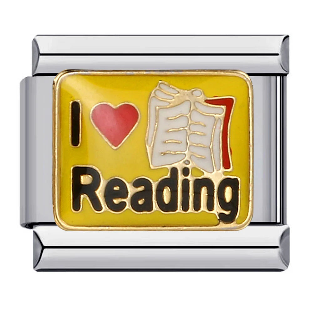 Words Italian Charm Links 079