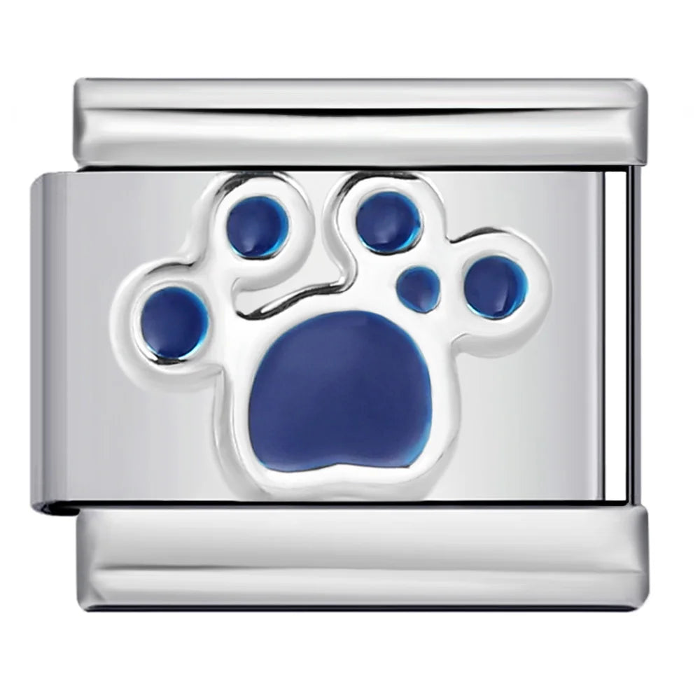 Paw Print Italian Charm 316