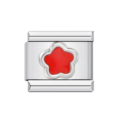 Flower Italian Charm Links 105