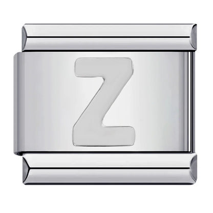 Silver Color 26 English Letters 125