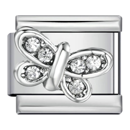 Zirconia Italian Charm Links 175