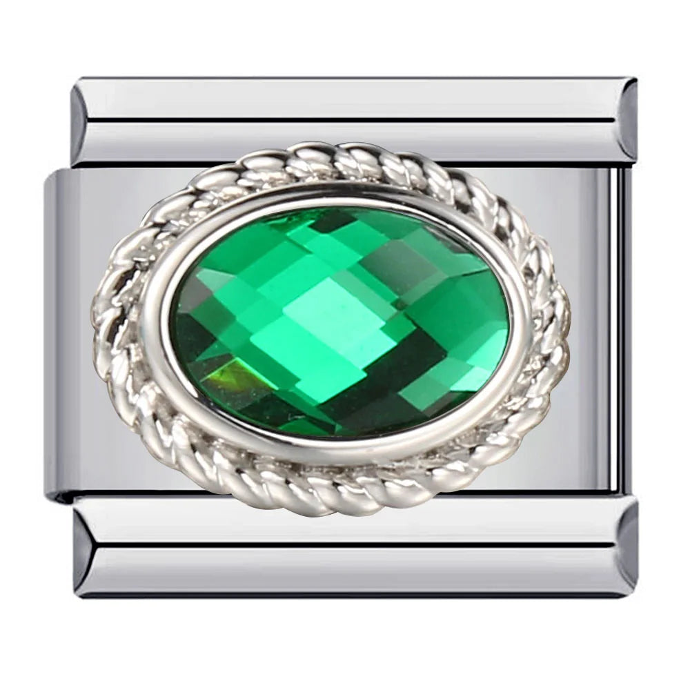 Green Italian Charm Links 400