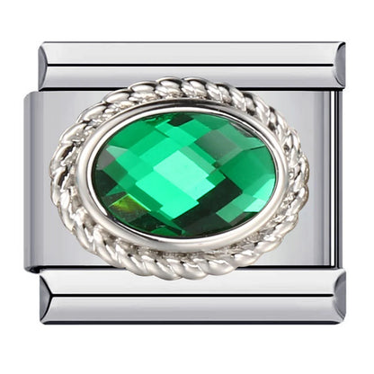 Green Italian Charm Links 400