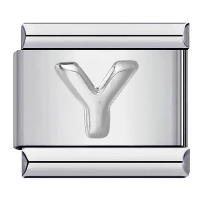 Silver Color 26 English Letters 174