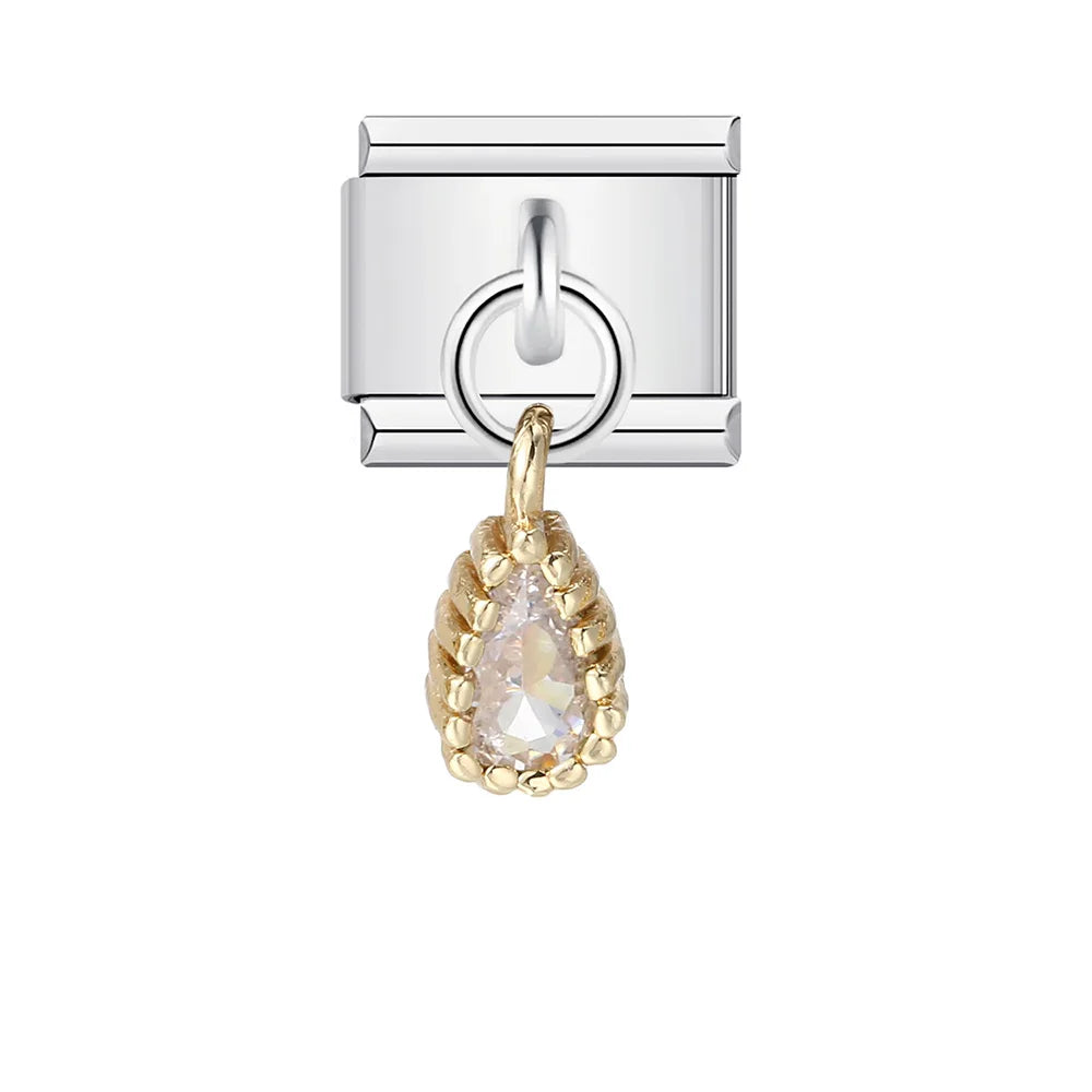 Pink Italian Charm Link 401