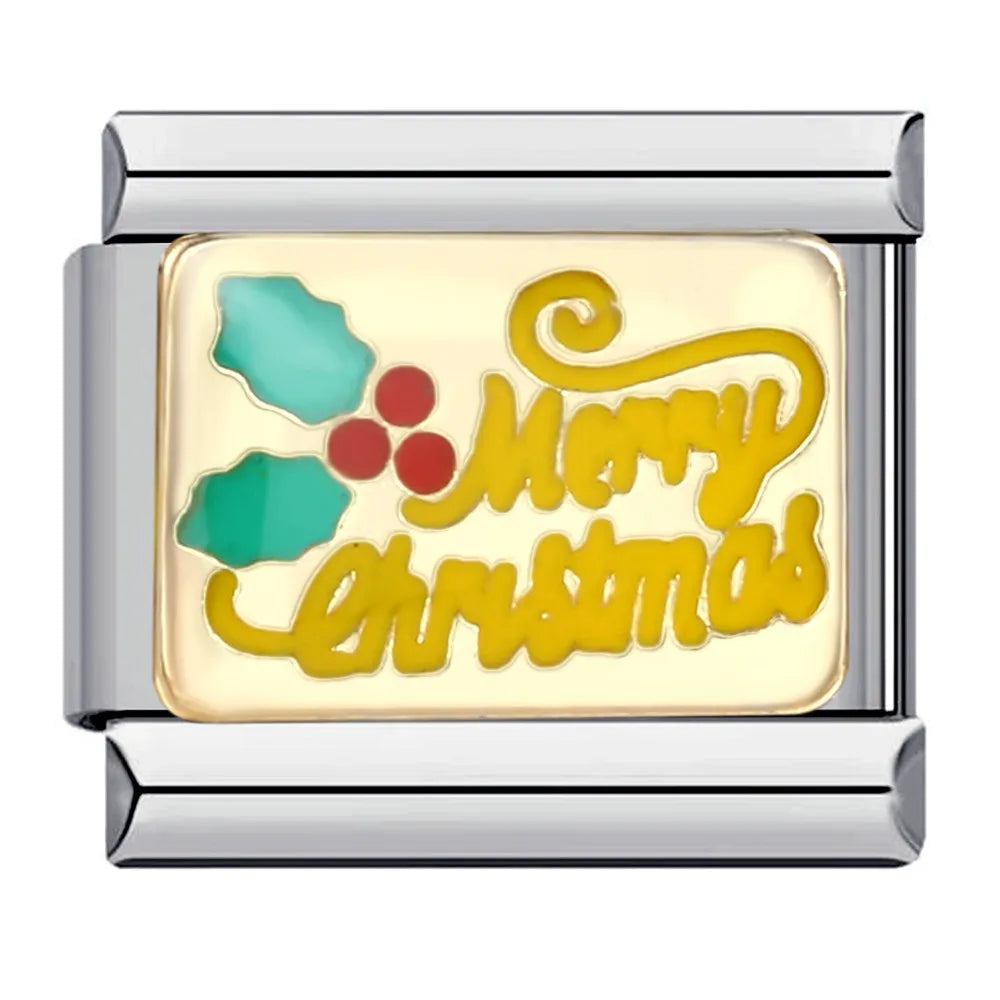 Christmas Italian Charm Links 140
