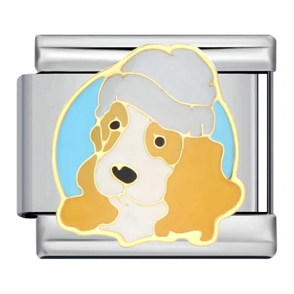 Dog Italian Charm Link 303