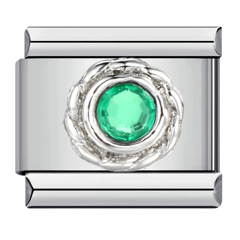 Round Italian Charm Links 118