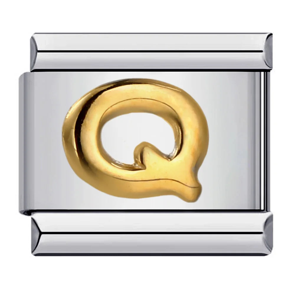 Gold Color 26 English Letters 064