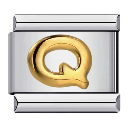 Gold Color 26 English Letters 064