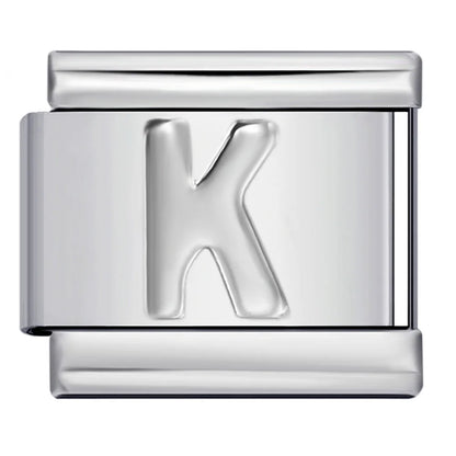 Silver Color 26 English Letters 134