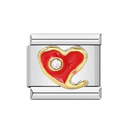 Red Color 26 English Letters 016