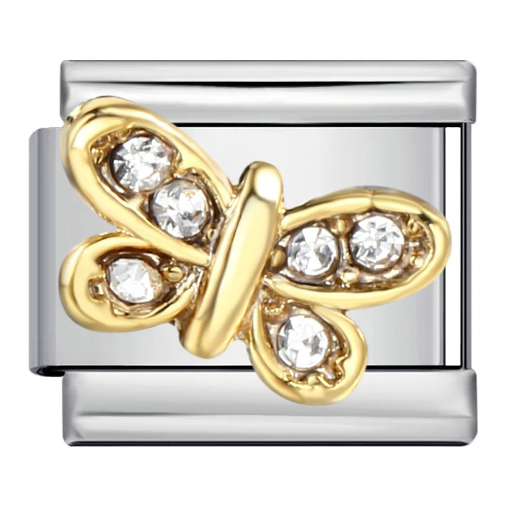 Butterfly Italian Charm Links 099