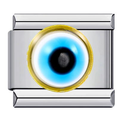 Evil Eyes Italian Charm Links 110