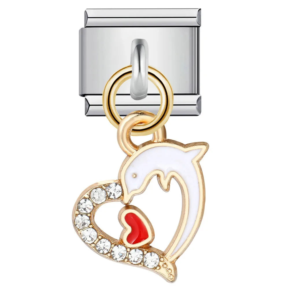 Heart Pendant Italian Charm 577