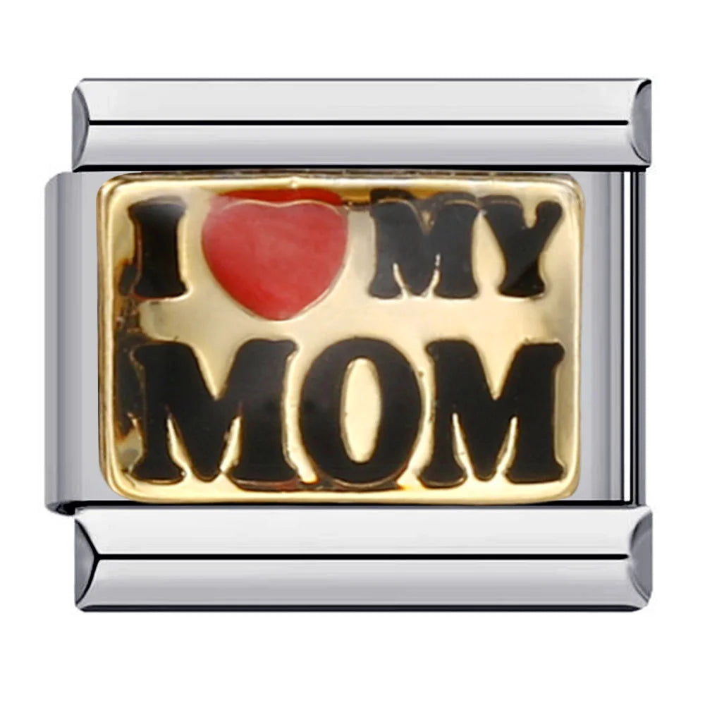 Words Italian Charm Link 328