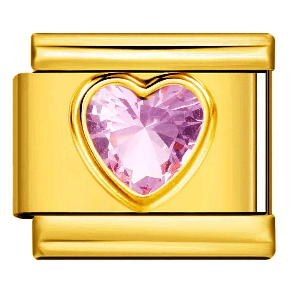 Heart Italian Charm Link 473