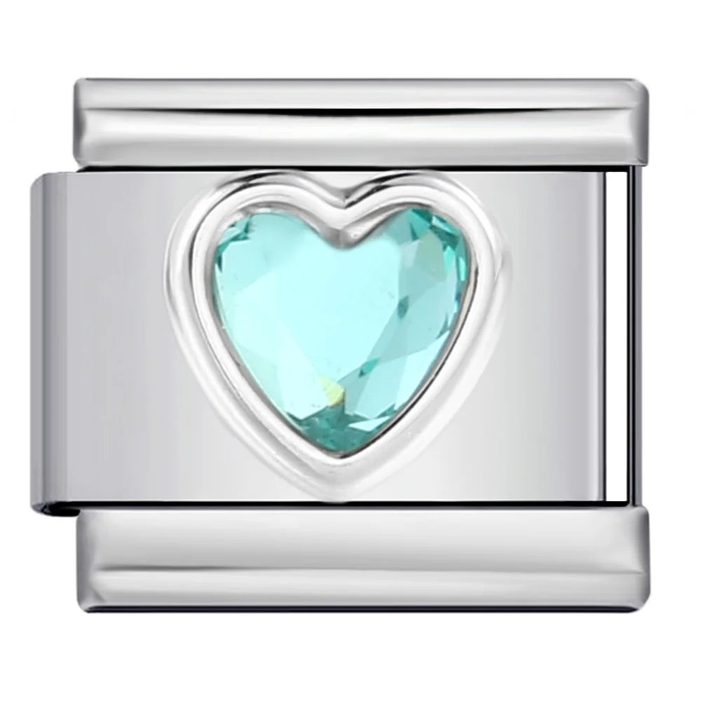 Colorful Zirconia Italian Charm 506
