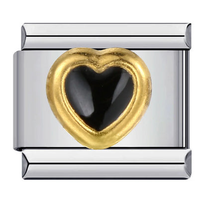 Heart Italian Charm Links 119