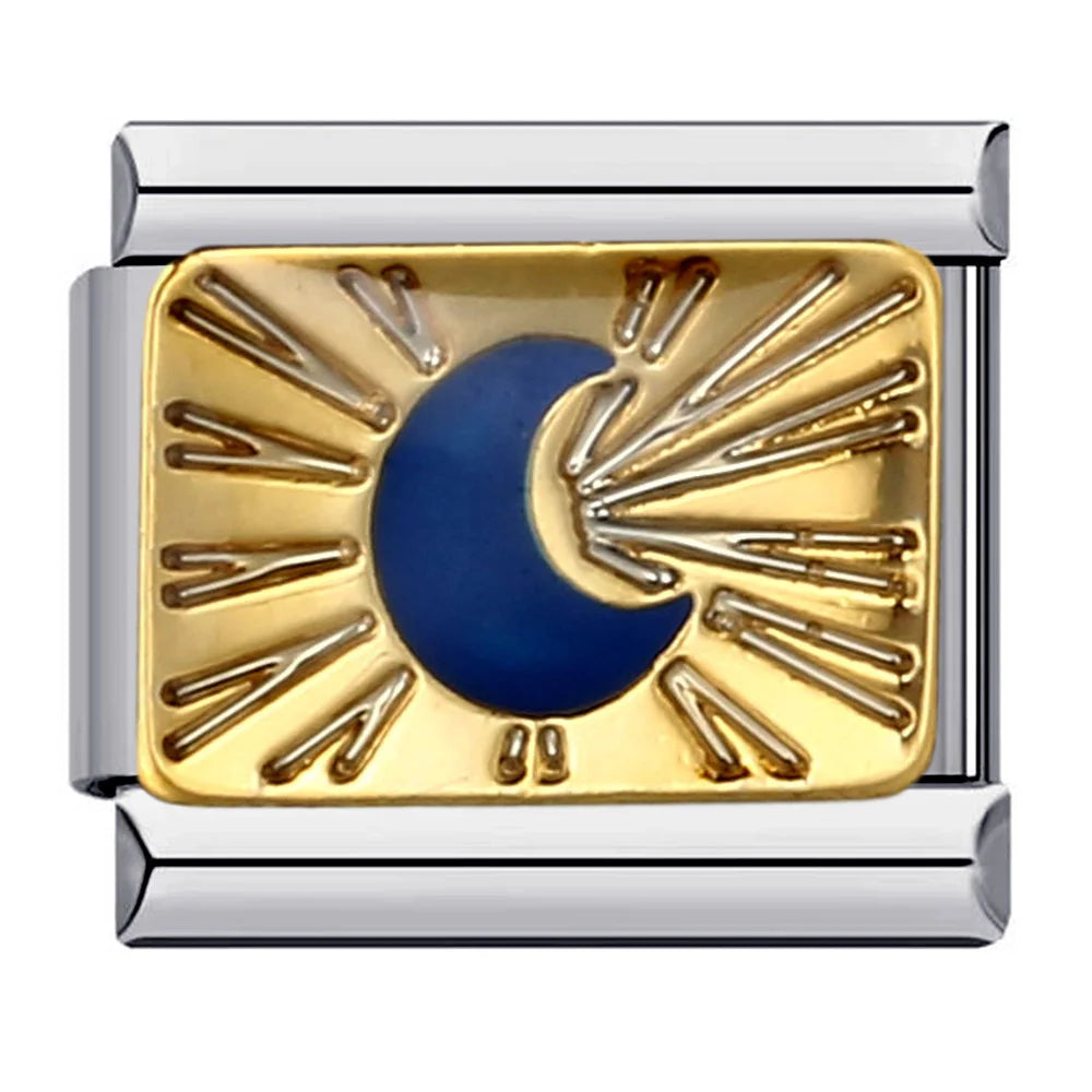 Star Moon Sun Italian Charm 172